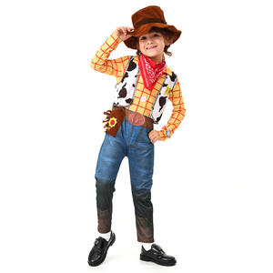 Gran oferta, mono con estampado 3D, ropa <span class=keywords><strong>de</strong></span> Halloween, <span class=keywords><strong>disfraz</strong></span> <span class=keywords><strong>de</strong></span> Cosplay <span class=keywords><strong>de</strong></span> Toy Story, <span class=keywords><strong>disfraz</strong></span> <span class=keywords><strong>de</strong></span> <span class=keywords><strong>Woody</strong></span> <span class=keywords><strong>de</strong></span> lujo con bufanda y sombrero para niños - Product Image 4