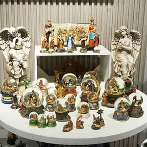 OEM tùy chỉnh resin Craft động vật nước quả cầu trong Glass <span class=keywords><strong>Globe</strong></span>, Giáng sinh trang trí tuyết bóng tùy chỉnh Quả cầu tuyết với âm nhạc hoặc <span class=keywords><strong>LED</strong></span> - Product Image 5