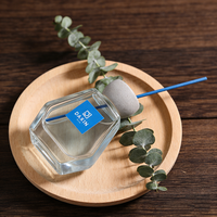 Diffuseur en verre transparent avec bâtonnets parfumés – Récipient d'aromathérapie pour la décoration intérieure et le stockage de parfums