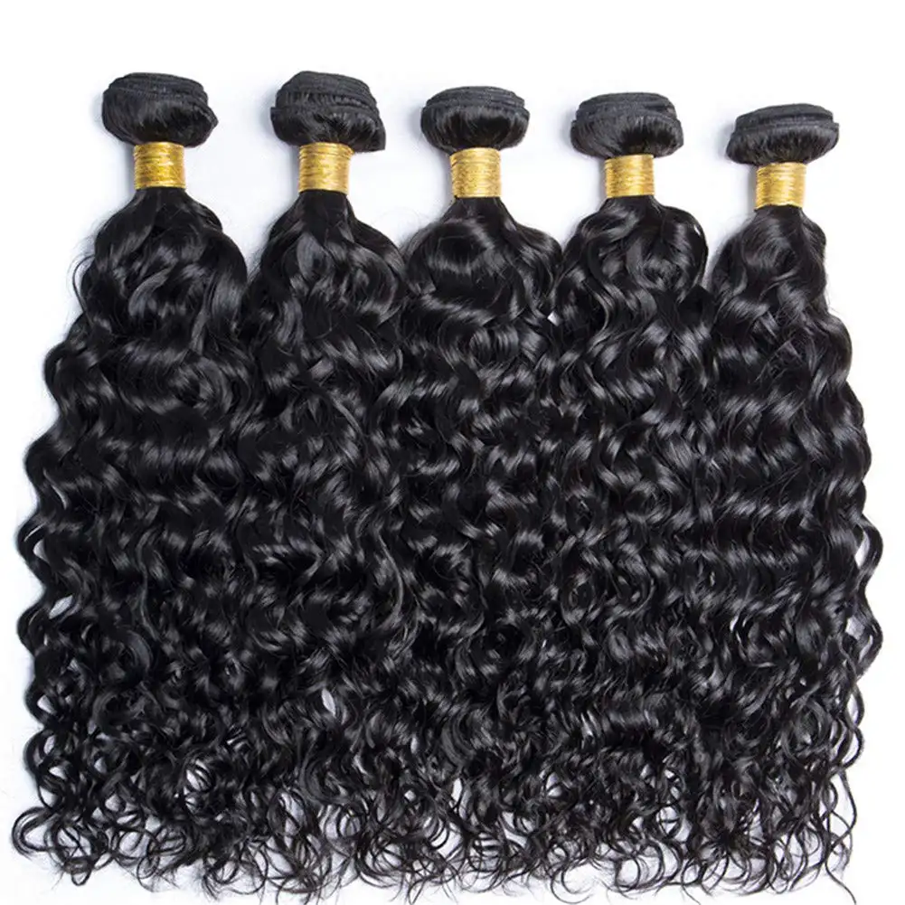 Productos de alta calidad, muestra gratis, venta al por mayor, paquete de cabello virgen brasileño, paquete de cabello tejido alineado con cutícula virgen cruda