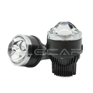 Lente de proyector de luz antiniebla láser LED de haz Alto y Bajo de 3 pulgadas con foco directo DW30 50W IP68 luz antiniebla LED DRL luz de conducción 5000K