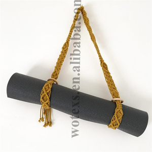 <span class=keywords><strong>Macrame</strong></span> สายรัดโยคะผ้าฝ้ายปรับได้สายรัดสำหรับเล่นโยคะ MY104 - Product Image 1