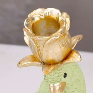 Redeco creativo cane portacandele pappagallo portacandele in resina animale Set portacandele per regali decorazione casa - Product Image 6