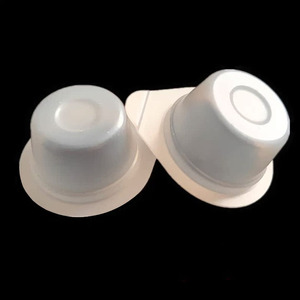 Rince-bouche jetable PP Jelly Pudding Cup Tasse de <span class=keywords><strong>communion</strong></span> Tasse de masque portable avec <span class=keywords><strong>film</strong></span> d'étanchéité en aluminium - Product Image 1