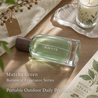 Botol Parfum Kaca Silinder Tipis Transparan 30ml 50ml 100ml Isi Ulang Botol Semprot Kosong Dengan Tutup Sekrup Bambu Alami