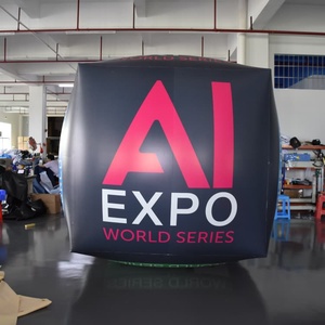 Cubo Tecnológico Inflable Personalizado KeepFuns |   Inflable Gigante de IoT/AI/Código para Eventos Tecnológicos y Promociones de Marca - Product Image 4