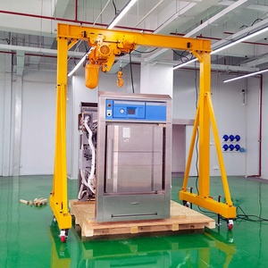 Nouvelle grue portique légère et portable Zhonggong de 1 à 6 tonnes avec moteur, roulement, boîte de vitesses, hauteur de levage de 15 m, origine américaine - Product Image 3