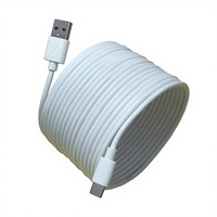 Kabel Pengisian Daya Tipe-C 5m 7m dengan Jaket PVC untuk Catu Daya Kamera Pengawas