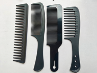 Ensemble de peignes professionnels pour cheveux, antistatiques, résistants à la chaleur, peignes à queue de rat pour la coupe et le coiffage, pour salon, logo personnalisé