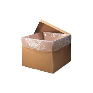 Plastic Box Carton Liner Square Bottom Nylon PE Bag Large Heavy Duty Clear Inside Covered Bulk
