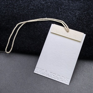 Etichetta Minimalista Vintage di Alta Qualità con Clip in Metallo, Etichetta Personalizzata per Abbigliamento di Lusso Sostenibile, <span class=keywords><strong>Stampa</strong></span> UV - Product Image 5