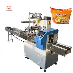 Automatic Flat Lollipop Sweet Confectionery Packaging Machine Chewing Gum Paper Plate Cutlery Packing Machine