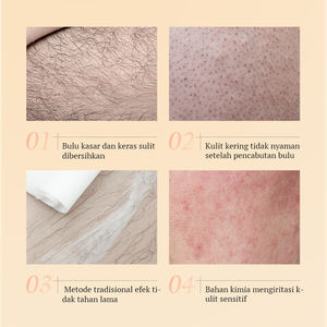 คอร์เมซิค ขายส่ง 6 คู่/กล่อง แว็กซ์กำจัดขนออร์แกนิค ปราศจากแอลกอฮอล์ กลิ่นเลมอน สตรอว์เบอร์รี พีช องุ่น สำหรับใบหน้า บิกินี่/จุดซ่อนเร้น - Product Image 3