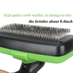 Limpieza cepillo elimina enredos perro aseo cepillo para mascotas tamaños y tipos de cabello - Product Image 6