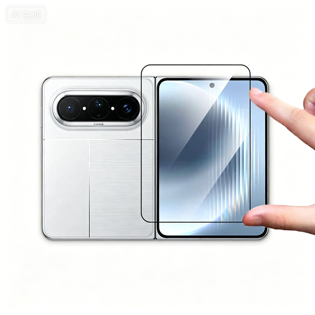 Anti-Static Anti-Dust Fingerprint-Resistant Full Cover Tempered Glass Screen Protector Sheet for Pura X Max/Puar X