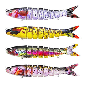 <span class=keywords><strong>Leurre</strong></span> de pêche en plastique imprimé en 3D, multi-segments, en forme de poisson, dur, 13,5 cm, 18 g - Product Image 5