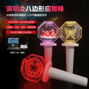Glow <b>Stick</b> Cheer Props With Anime Design <b>Light</b> Up For Sports Events And Concerts - Product Image 5