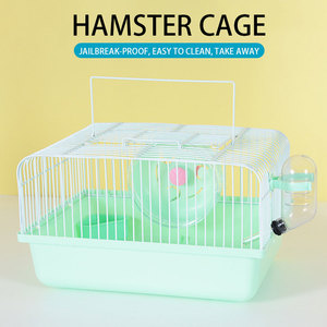 Wholesale <strong>Hamster</strong> <strong>Cage</strong> Large Pet House 2024 Hot Sale Low Price <strong>Hamster</strong> <strong>Cage</strong> Set With Accessories Floral Cat Carrier Plastic ALS - Product Image 4