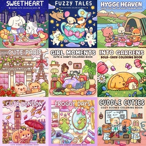 <span class=keywords><strong>Libro</strong></span> <span class=keywords><strong>de</strong></span> Colorear Simple y Relajante para Adolescentes, Diseño Bonito y Cómodo, para Aliviar <span class=keywords><strong>el</strong></span> Estrés - Product Image 4