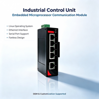 Switch Gigabit non géré 16 ports pour rail DIN, RJ45, métal sans ventilateur IP30, prise en charge VLAN, robuste pour usage industriel