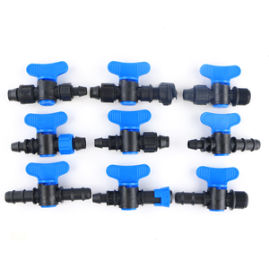 Sistema di irrigazione a goccia Pu Ma maniglia 16/20/25mm LDPE tubo dpe doppio Barb X sbavatura <span class=keywords><strong>Mini</strong></span> connettore valvola - Product Image 2