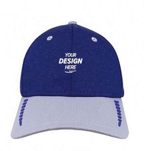 หมวกแก๊ปตาข่ายปักโลโก้คุณภาพสูงแบบกำหนดเอง 6 แผง หมวกตาข่ายแบบสปอร์ต หมวกแก๊ปแบบ Snapback ผ้า Oxford ลายจุดผลไม้ - Product Image 2