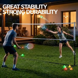 Volants <span class=keywords><strong>de</strong></span> <span class=keywords><strong>badminton</strong></span> LED ZHENAN 4/5/6 PCS en nylon, lumineux dans le noir, équipement sportif pour intérieur et extérieur - Product Image 6