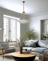 Lustre en céramique floral élégant et luxueux de style français moderne, blanc mat, luminaire suspendu en forme de fleur pour salon et salle à manger