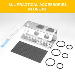 Asun — support de bouteilles de Soda en acier inoxydable, égouttoir, à goutte, avec tapis de séchage, - Product Image 6