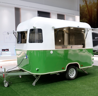 Nouvelle petite remorque mobile pour café et crème glacée, mini-cuisine, camion de restauration rapide, camion de restauration en acier personnalisable