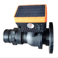 Vanne de contrôle électrique solaire intelligente 4G Lora pour l'irrigation, vanne à batterie solaire