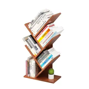 开放式书架储物柜搁板单元独立式双门木制展示柜本身实心腿胡桃木色