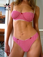 MLY Custom Witte Hoge Taille Zwemkleding Band Design Bikini Bandeau Zwemkleding Zwempak Dames