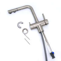 Nouvelle Meilleure Vente 2026 Robinet de Cuisine Mélangeur Extensible 4 Voies en Acier Inoxydable 304, Eau Chaude et Froide Filtrée, à Poser sur Plan