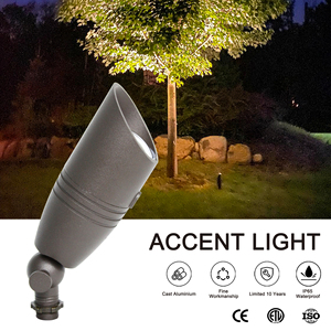 LED Aluminum Spotlight 12V <strong>Low</strong> <strong>Voltage</strong> Landscape Uplight Outdoor Lighting Waterproof 10 Years Warranty - Product Image 2