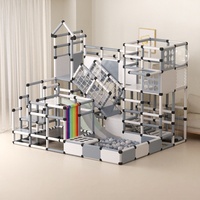 Structure d'escalade intérieure pour enfants, petite structure multifonctionnelle Montessori pour la maison, combinaison toboggan et échelle d'escalade pour chambre de bébé et tout-petit
