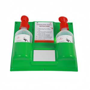 Estación portátil de lavado de ojos con solución de fosfato, juego de tapas rojas para limpieza de ojos y rostro, uso industrial - Product Image 5