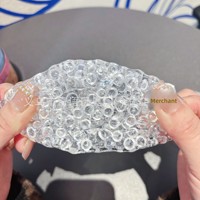 Balle Squishy Lune Blanche Faite à la Main, Anti-Stress Transparente de Haute Qualité, Jouet de Décompression Unisexe pour Tous