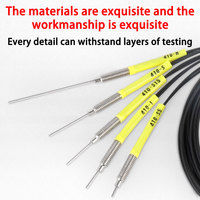Amplificador de Sensor de fibra óptica M3/M4/M6 pequeño láser de reflexión difusa 10-200MM distancia de detección de objetos ajustable