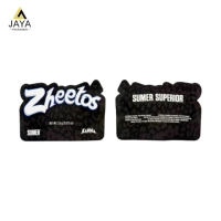 Sachet Mylar découpé sur mesure en forme de cercle, imprimé, petit format, 28g 3.5g, anti-odeur, avec fermeture éclair et mon logo, toucher doux