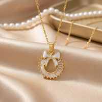 Parure de bijoux en cristal plaqué or 18 carats, motif couronne de Noël et nœud émaillé, collier et boucles d'oreilles, hypoallergénique, cadeau pour femme 2026