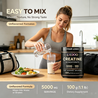 Vente en gros usine : Créatine monohydrate saveur chocolat, poudre pure en maille, suppléments pour adultes pour le développement musculaire, amélioration nutritionnelle