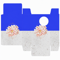 Dossiers en carton pliables pour l'envoi de savon liquide, avec revêtement UV, pelliculage mat, gaufrage, recyclables, 2 mm, pour soins personnels
