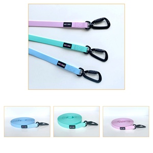 Tùy Chỉnh Dài PVC Con Chó Dây Xích Không Thấm Nước Nhớ lại Đào Tạo Đi Bộ Dễ Dàng Để Làm Sạch Dây Với Nhiệm Vụ Nặng Nề Carabiner Móc Vật Nuôi Nguồn Cung Cấp - Product Image 4