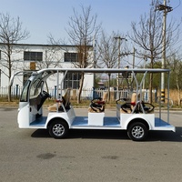Voiture de navette touristique 11 places Luhuan Offre Spéciale cabriolet électrique à quatre roues