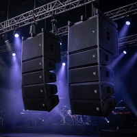 Sistema de Sonido PA H1live para Iglesia, Sistema de Sonido Line Array Profesional, Ingeniería de Altavoces, para Bodas, Bares, Alta Potencia
