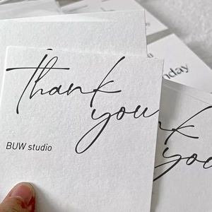 Tarjetas de Agradecimiento con Logotipo, Papel Offset Personalizado, Impresión Digital, Producción Rápida de Muestras de Diseño - Product Image 3