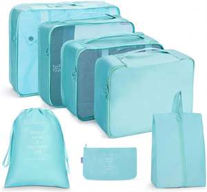 7 Set Packing <b>Cubes</b> Travel Luggage Packing Organizers - Product Image 4