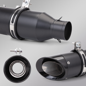 Escape Completo para Motocicleta, Tubo de Enlace Modificado para Moto, Entrada de 51 mm, Escape Slip-on para <span class=keywords><strong>CFMOTO</strong></span> <span class=keywords><strong>450</strong></span> <span class=keywords><strong>SR</strong></span> - Product Image 3