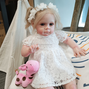 Muñeca Reborn Bebe Maggie de 24 Pulgadas, Muñeca Realista de Silicona Suave con Cuerpo de Algodón, Muñeca de Niña para Jugar, Regalo para Niños - Product Image 2